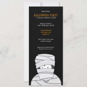 Invitations à la fête d'Halloween pour les enfants