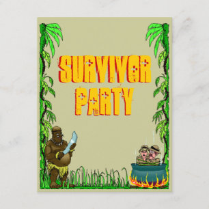 Invitations à la fête thématique des survivants de