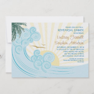 Invitations à l'occasion d'un dîner de répétition 