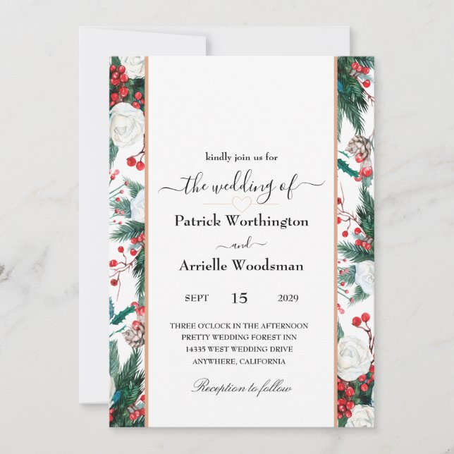 invitations à Noël (Devant)