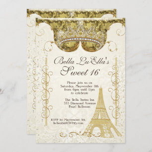 Invitations à Paris Bling