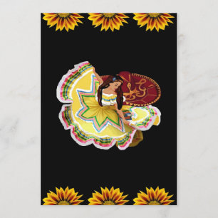 Invitations à thème mexicaines de Quinceanera