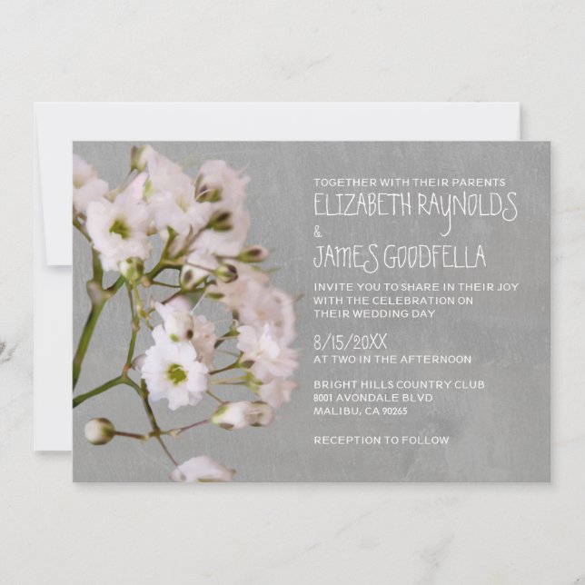 Invitations à un mariage de gitan (Devant)