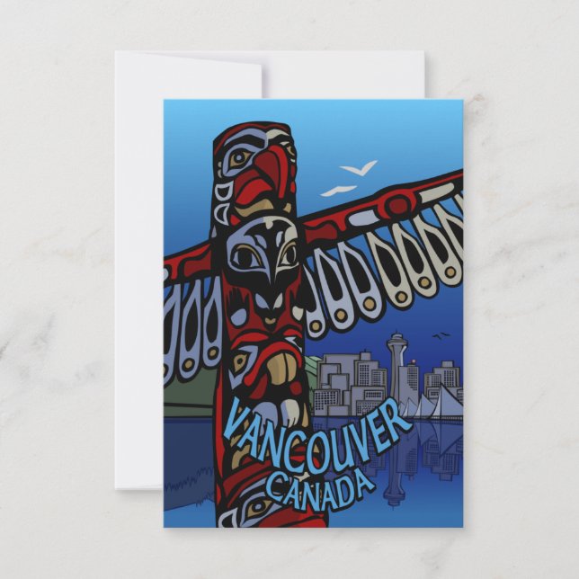 Invitations à Vancouver Personnalisées Vancouver R (Devant)