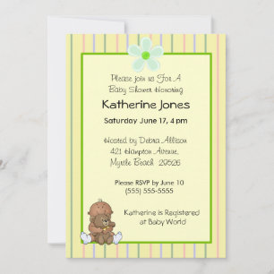 Invitations Africaines Américaines Douche Bébé