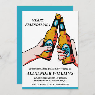 Invitations Ami Ami Merry Friendsmas Blue