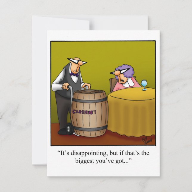 Invitations amusantes à la fête du vin "Spectickle (Devant)