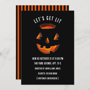 Invitations amusantes de la fête d'Halloween