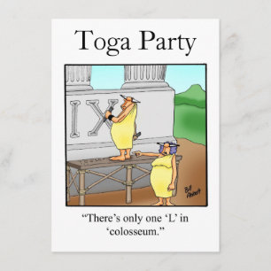 Invitations amusantes de la fête togola