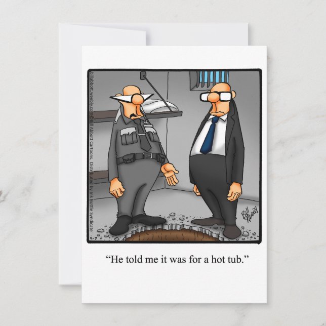 Invitations amusantes pour les soirées à chaud (Devant)