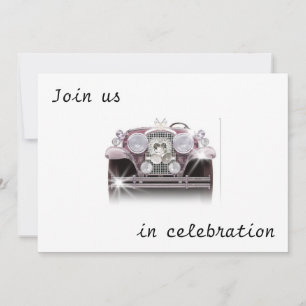 INVITATIONS ANCIENNES SUR LE MARIAGE DE VOITURES