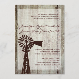 Invitations au mariage du bois de moulin à vent ru