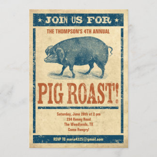 Invitations au rôti de porc