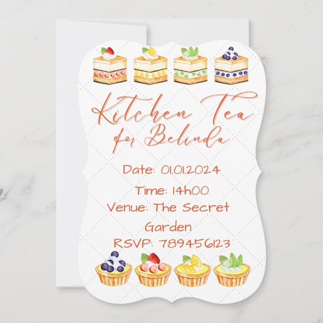 Invitations baby shower (Devant)