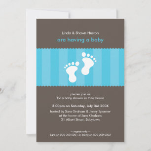 INVITATIONS baby showers :: happy pieds 4P
