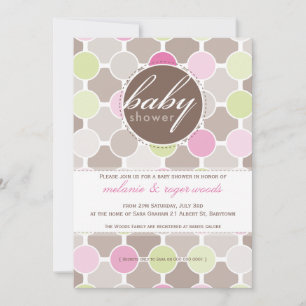 INVITATIONS baby showers :: taches de fizzy 4P