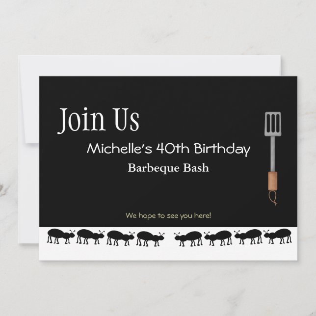 Invitations barbecues à Michelle (Devant)