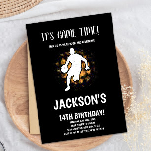 Invitations Basketballs