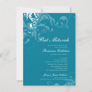 INVITATIONS BAT MITZVAH : bella