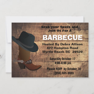 Invitations BBQ