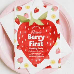 Invitations Berry First Birthday