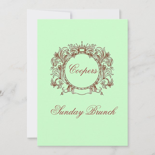 Invitations brunch du dimanche (Devant)