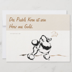 Invitations Caniches