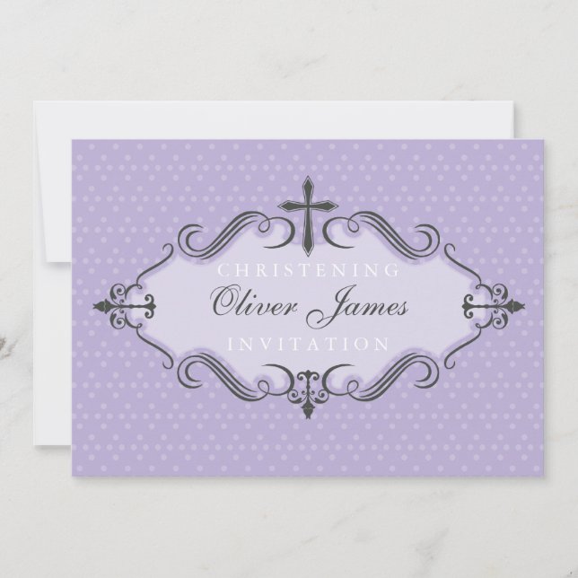 INVITATIONS CHRISTENING :: viva 6L (Devant)