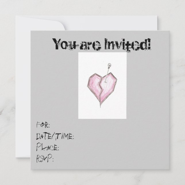 Invitations crâniennes Ados Anniversaire/ tout occ (Devant)