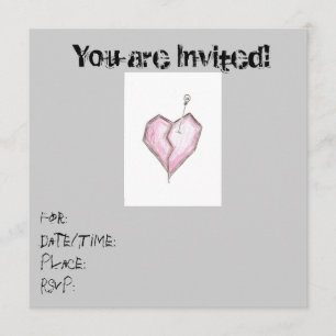 Invitations crâniennes Ados Anniversaire/ tout occ