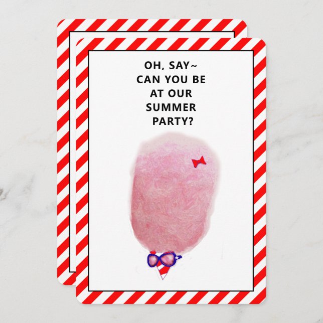 Invitations créatives de BBQ de cuisine (Devant / Derrière)