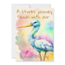 Invitations créatives et uniques de douche pour bé