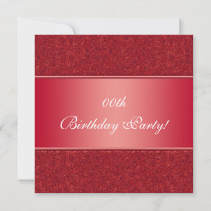 Invitations Customisées à la fête d'anniversaire