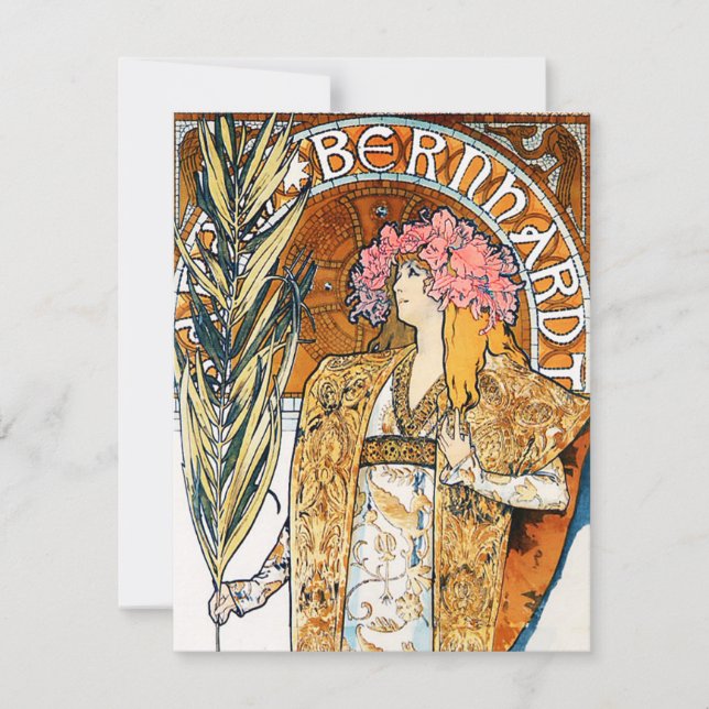 Invitations d'Alphonse Mucha Gismonda (Devant)