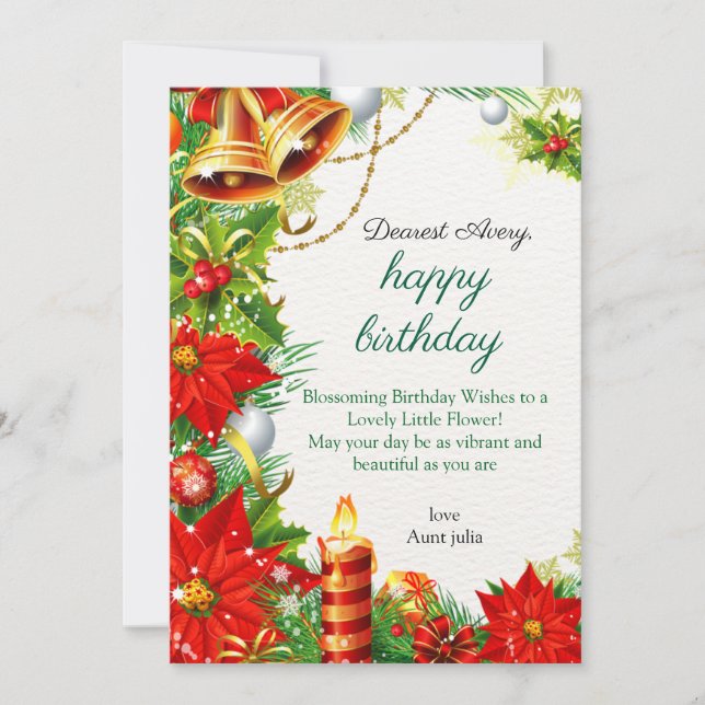 Invitations d'anniversaire (Devant)