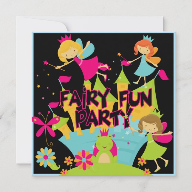 Invitations d'anniversaire customisées par (Devant)
