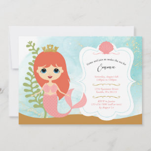Invitations d'anniversaire de fille