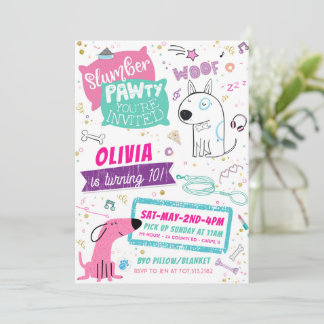 Invitations d'anniversaire de la fête de Stwood -