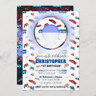 Invitations d'anniversaire de voiture classique