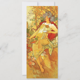 Invitations d'automne d'Alphonse Mucha