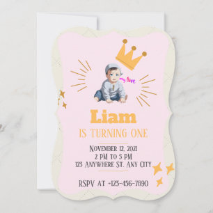 Invitations de 1er anniversaire