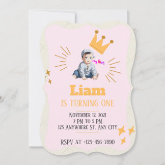 Invitations de 1er anniversaire
