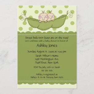 Invitations de baby shower de garçon ou de fille