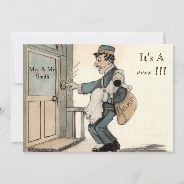 Invitations de BABY SHOWER neutres (Devant)