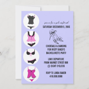 Invitations de Bachelorette Party