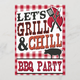 Invitations de barbecue Jardin personnalisées