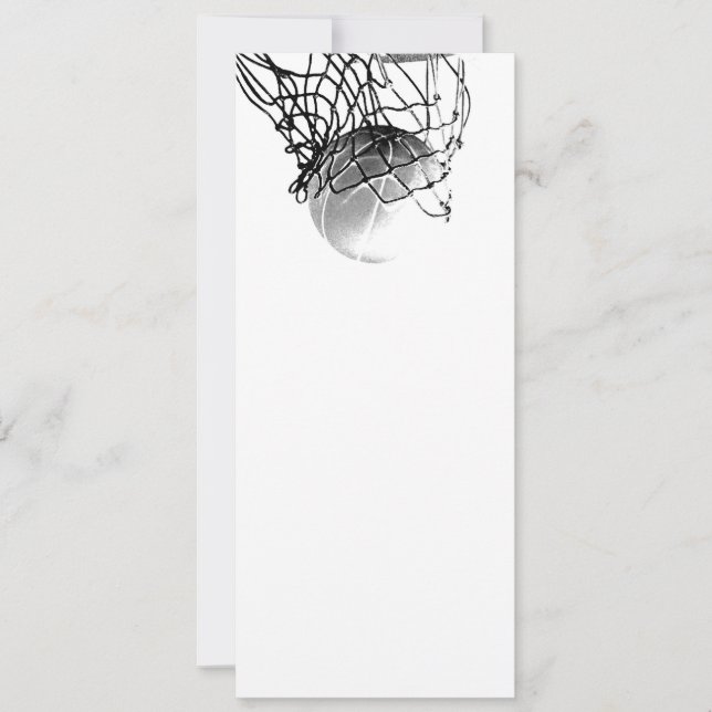 Invitations de basket-ball - Basketball / Invitati (Devant)