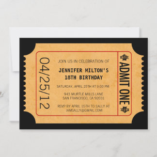 Invitations de billets de cinéma