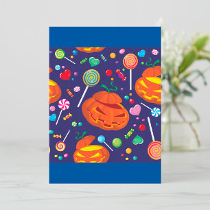 Invitations de bonbons d'Halloween