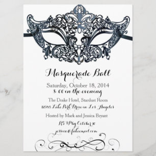 Invitations de boule de mascarade